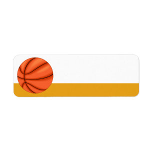 Etiqueta do esporte do basquetebol