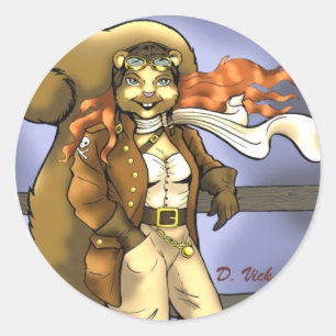 Etiqueta do esquilo de vôo