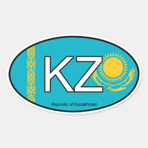 Etiqueta do euro de Kazakhstan