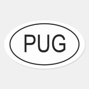 Etiqueta do euro do PUG