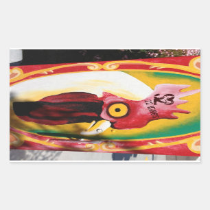 Etiqueta do falcão de galinha