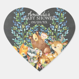 Etiqueta do favor do chá de fraldas do quadro da