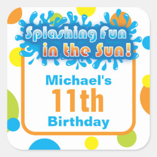 Etiqueta do favor - espirrando o divertimento no