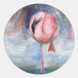Etiqueta do flamingo ACEO