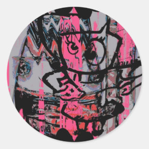 Etiqueta do gráfico do grunge dos grafites