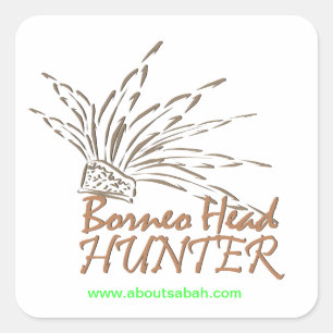 Etiqueta do Headhunter de Bornéu