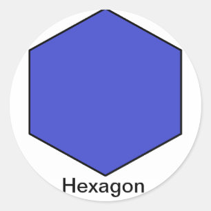 Etiqueta do hexágono