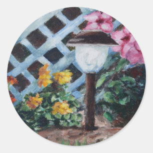 Etiqueta do jardim da noite