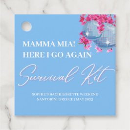 Etiqueta do Kit de Sobrevivência para Despedida de