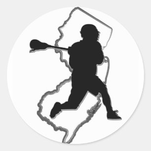 Etiqueta do Lacrosse de NJ