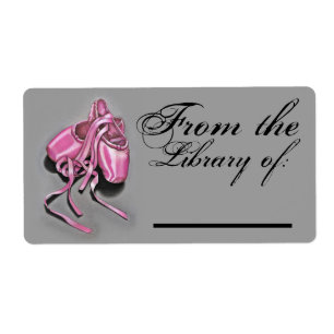 Etiqueta do Livro de Balés Rosa