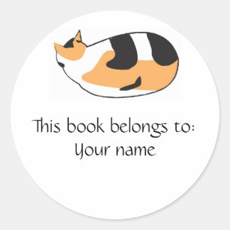 etiqueta do livro de gatinhos