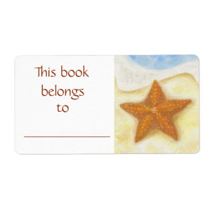 Etiqueta do livro Orange Starfish