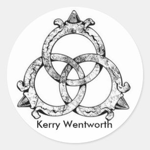 Etiqueta do logotipo da trindade de Wentworth do