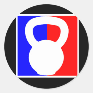 Etiqueta do logotipo de Kettlebell pro