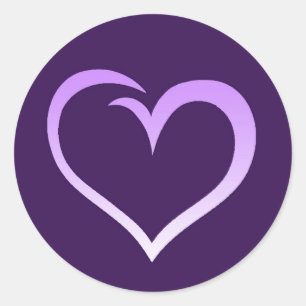Etiqueta do logotipo de Purple Heart
