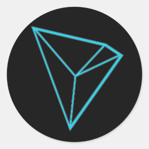 Etiqueta do logotipo de Tron TRX