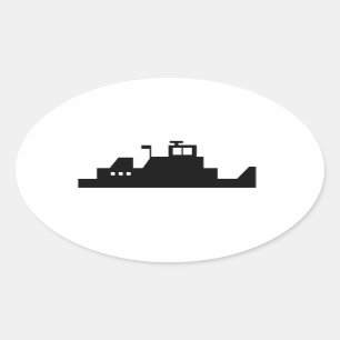 Etiqueta do logotipo do Towboat