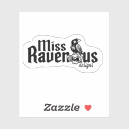 Etiqueta do logotipo Miss Ravenous Designs