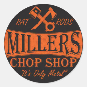 Etiqueta do logotipo na laranja e no preto