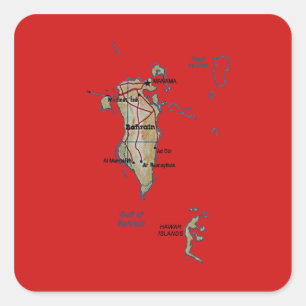 Etiqueta do mapa de Barém