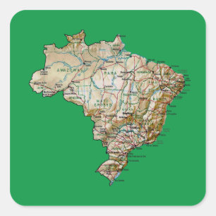 Etiqueta do mapa de Brasil