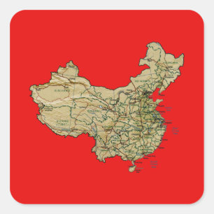 Etiqueta do mapa de China