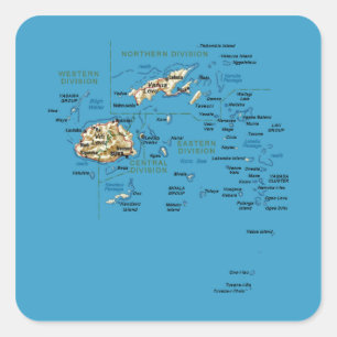 Etiqueta do mapa de Fiji