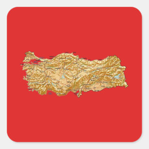 Etiqueta do mapa de Turquia