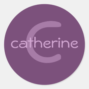 Etiqueta do monograma & do nome