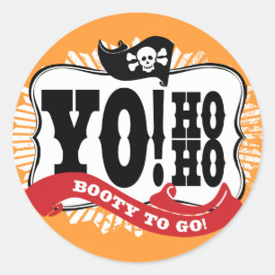 Etiqueta do montante do pirata para as bolsas ou