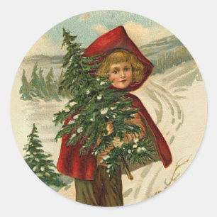 Etiqueta do Natal do Victorian