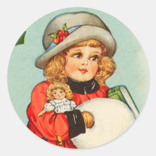Etiqueta do Natal do Victorian