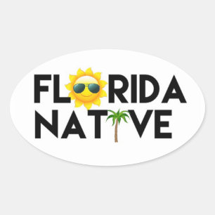 Etiqueta do nativo de Florida