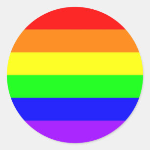 Etiqueta do orgulho gay (cor pura)