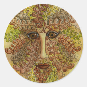 Etiqueta do outono de Greenman