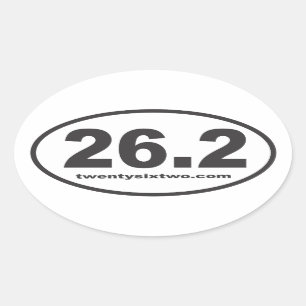 etiqueta do Oval de 26,2 twentysixtwo.com