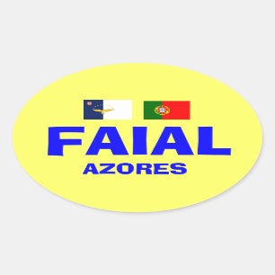 etiqueta do Oval de Faial* do Euro--estilo
