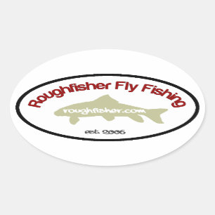etiqueta do Oval de roughfisher.com