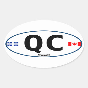 Etiqueta do Oval do Euro--Estilo de Quebeque
