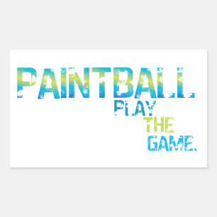 Etiqueta do Paintball de The Game do jogo