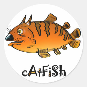 Etiqueta do peixe-gato