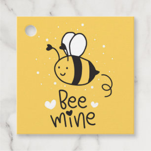 Etiqueta do presente do Dia de os namorados Bee Mi