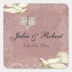 Etiqueta do presente do favor - o pavão empluma-se