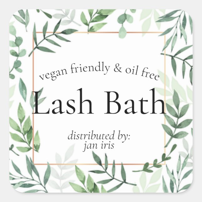 Etiqueta do produto (Frente)