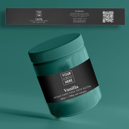 Etiqueta do produto cosmético Logotipo Skincare Pr