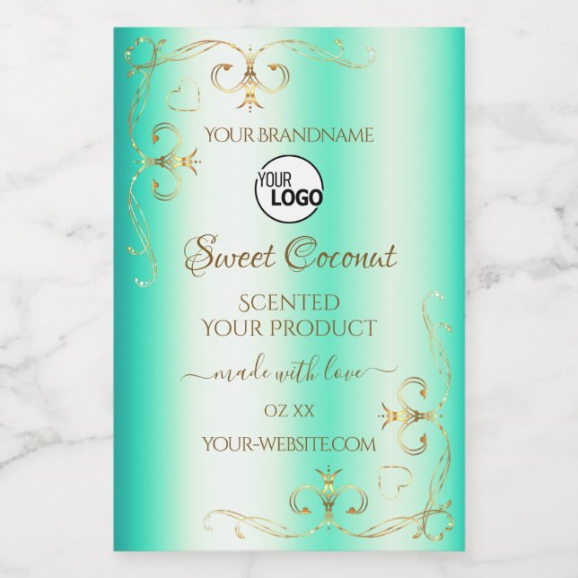 Etiqueta do produto Teto com Ornamentados Dourados (Rótulo Único)