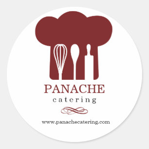 Etiqueta do promocional do chapéu dos cozinheiros