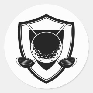 Etiqueta do protetor do golfe