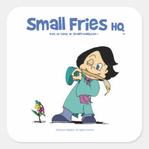 Etiqueta do QG Kelly das fritadas pequenas